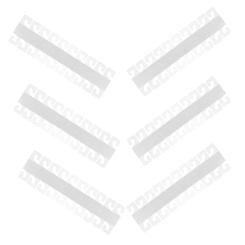 DOITOOL 300 Stück Transparente Selbstklebende Haken Aus PVC Für Verpackungsboxen Schmuckverpackungen Displayhaken Klebelaschen Haken Selbstklebendes Loch Selbstklebende von DOITOOL