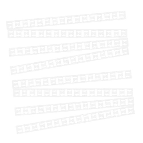 DOITOOL 300 Stück Transparente Selbstklebende Haken Für Verpackungsboxen Schmuckverpackungen Display Hakenlaschen Durchsichtige Doppelseitige Ladennummern Warendisplay Laschen von DOITOOL
