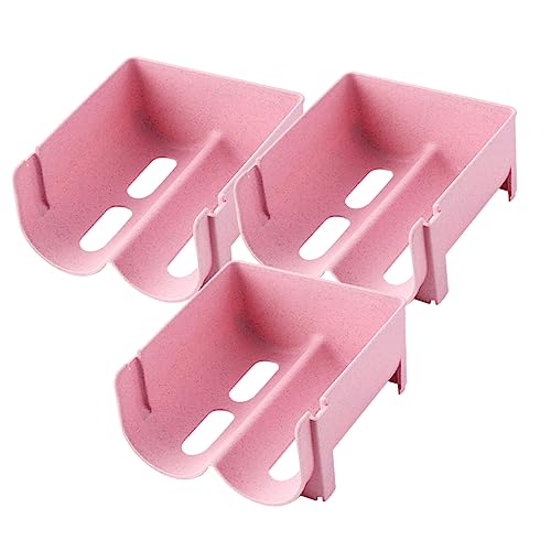 DOITOOL 3st Kann Rack Kühlschrank Flaschenhalter Stapelbarer Flaschenhalter Kühlschrank-getränke-organizer Freistehender Flaschenhalter Wasserflasche Haushalt Getränkehalter Büro Plastik von DOITOOL
