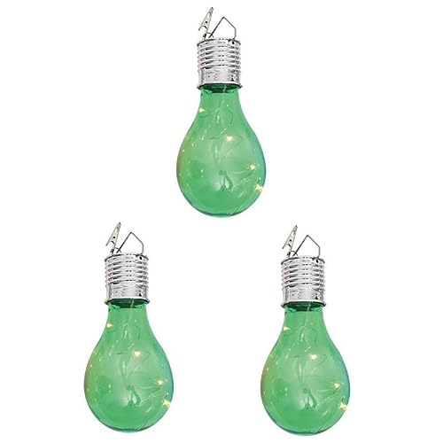 DOITOOL 3st Led-glühbirne Camping Hängen Hängende Solarlampe Solar-glühbirne Led-lampen Solarlampe Für Den Außenbereich Solarlampen Im Freien Outdoor- Kronleuchter Laterne Wasserdicht von DOITOOL