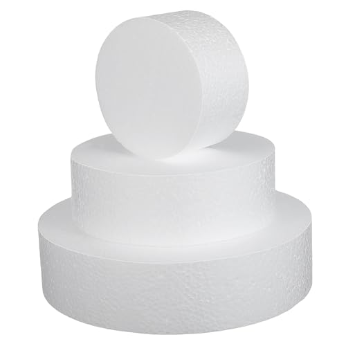 DOITOOL Kuchendekorationsformen 3 Stück Runde Kuchenformen Essbare Blumen Essbare Dekorationen von DOITOOL