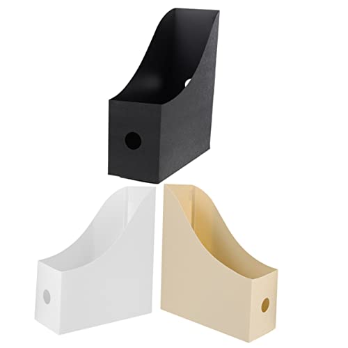 DOITOOL 3stücke Organizer Für Schreibtisch Aus Kunststoff Dokumentenbox Mit Aktenhalter Zeitschriften-Organizer Für Büro Und Arbeitszimmer Langlebig Und Praktisch von DOITOOL