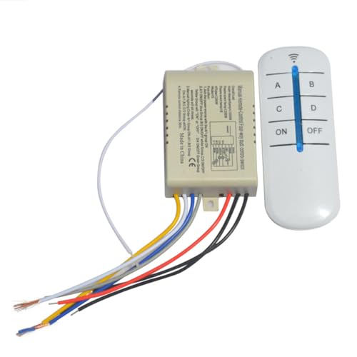 DOITOOL 4 Elektrische Lichtschalter Funklichtschalter Ferngesteuerte Lichtschalter Funklichterschalter Wlan Lichtschalter Ferngesteuerter Lampenschalter Kabellos Weiß Fernbedienung DOITOOL 4 Elektrische Lichtschalter Funklichtschalter Ferngesteuerte Lichtschalter Funklichterschalter Wlan Lichtschalter Ferngesteuerter Lampenschalter Kabellos Weiß Fernbedienung von DOITOOL