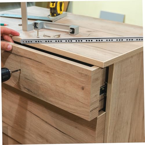 DOITOOL 4 Paare Schubladenschienen Seitliche Montage Dämpfung mit Kugellager Geräuschlose Schubladenführung Robuste Stahlführung für Küchen Möbelbeschläge DOITOOL 4 Paare Schubladenschienen Seitliche Montage Dämpfung mit Kugellager Geräuschlose Schubladenführung Robuste Stahlführung für Küchen Möbelbeschläge von DOITOOL