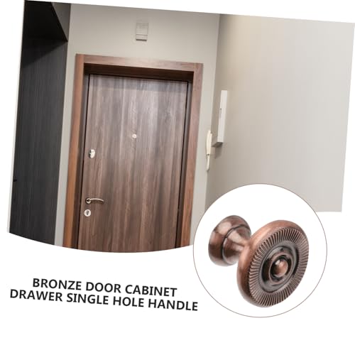 DOITOOL 4 STÜCKE Antike Möbelgriffe Robustem Zinklegierung Dekorative Europäische Schrank Schubladenknöpfe Vintage Stil Langlebig Einfach zu Montieren Geeignet für Kleiderschrank und von DOITOOL