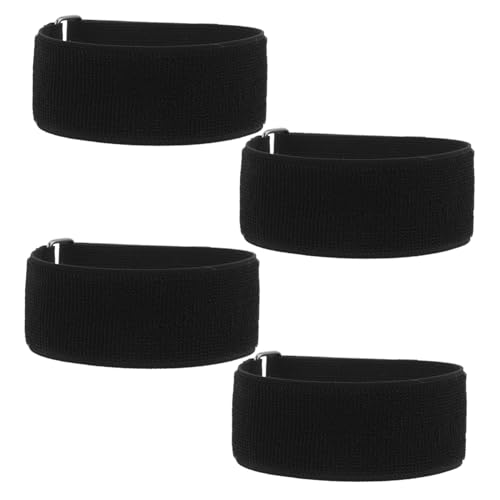 DOITOOL 4 STÜCKE Teiliges Verstellbares Klettband mit Schnalle Wiederverwendbare Kabelbinder für Organizer und Aufbewahrung Stark Haftende Elastische Fixierbänder für Kabel Rohre von DOITOOL