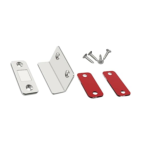 DOITOOL 4 Sätze Förmige Magnet Türverschlüsse Unsichtbare Selbstklebende Türmagnete für Möbel Installieren Geeignet für Schrank und Kleiderschranktüren Rostfreies Stahlmaterial DOITOOL 4 Sätze Förmige Magnet Türverschlüsse Unsichtbare Selbstklebende Türmagnete für Möbel Installieren Geeignet für Schrank und Kleiderschranktüren Rostfreies Stahlmaterial von DOITOOL