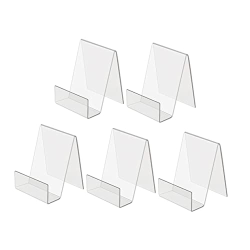 DOITOOL 4 Sätze Teiliges Transparentes Acryl Buchständer Stabiler Schräger Buchhalter Für Bücher Notizbücher Und Bilderbücher Klarer Aufsteller Für Ansprechende Präsentation Im 5 Stück * 4 DOITOOL 4 Sätze Teiliges Transparentes Acryl Buchständer Stabiler Schräger Buchhalter Für Bücher Notizbücher Und Bilderbücher Klarer Aufsteller Für Ansprechende Präsentation Im 5 Stück * 4 von DOITOOL