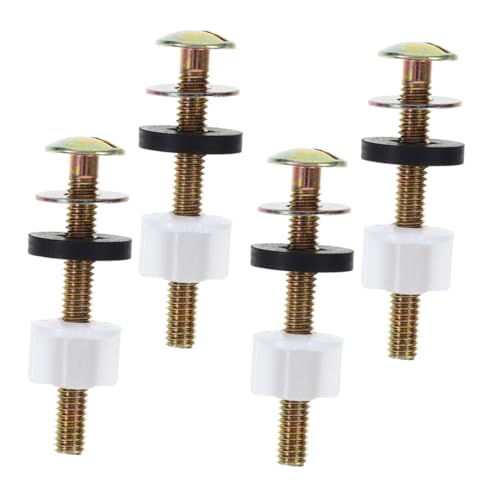 DOITOOL 4 Sätze Toilettensitz Befestigungsschrauben Kunststoffbolzen mit Muttern und Dichtungen Kompatibel Stabiles Montageset für Obere Wc-sitz Befestigung Einfache Installation DOITOOL 4 Sätze Toilettensitz Befestigungsschrauben Kunststoffbolzen mit Muttern und Dichtungen Kompatibel Stabiles Montageset für Obere Wc-sitz Befestigung Einfache Installation von DOITOOL