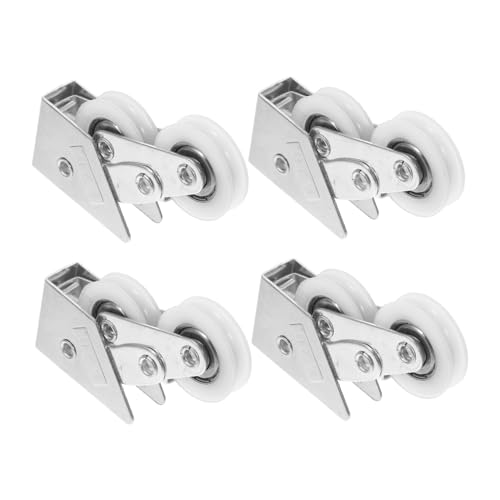 DOITOOL 4 Stück Aluminiumlegierung Schiebetür Doppelradlager Leise Fenster Rollers Ersatz für Terrassentür und Schiebefenster Reibungslose und Langlebige Führungsschienenrolle DOITOOL 4 Stück Aluminiumlegierung Schiebetür Doppelradlager Leise Fenster Rollers Ersatz für Terrassentür und Schiebefenster Reibungslose und Langlebige Führungsschienenrolle von DOITOOL