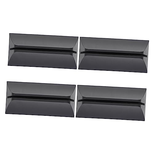 DOITOOL 4 Stück Bildschirmhalterung Trennwand Trennclips Teiler tischdeckenklammern Schreibtischplattenklemme Schreibtisch-Sichtschutzplatte zum Anklemmen Abs Black von DOITOOL
