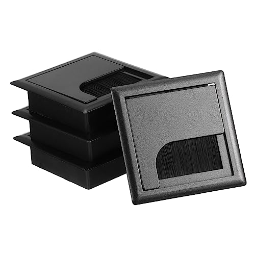 DOITOOL 4stücke Kabelsortierer Box Für Schreibtisch-Kabel Kabel-aufbewahrungsbox Kabellochabdeckung Kabelmanagement-aufbewahrung Hergestellt Aus Hochwertigem Material Langlebig Und von DOITOOL