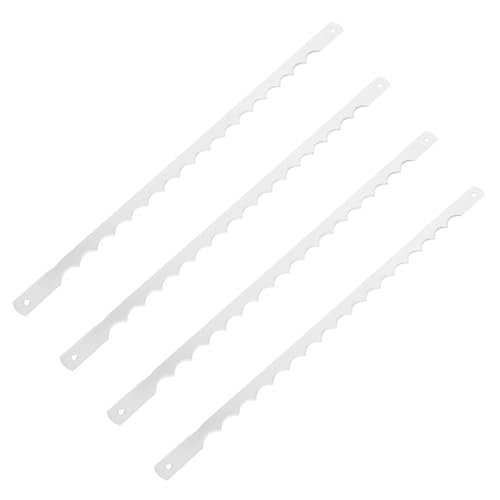 DOITOOL 4 Stück Edelstahl Ersatzmesser für Brotschneidemaschine Teiliges Wellenschliff Robust Rostfrei für Kuchen Gebäck Brot Geeignet für Backstube Zuhause Gastronomie DOITOOL 4 Stück Edelstahl Ersatzmesser für Brotschneidemaschine Teiliges Wellenschliff Robust Rostfrei für Kuchen Gebäck Brot Geeignet für Backstube Zuhause Gastronomie von DOITOOL