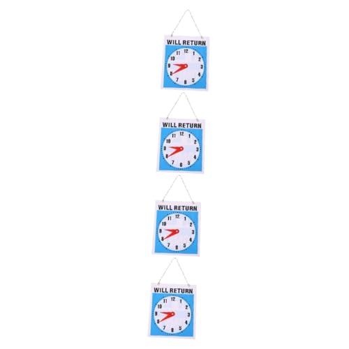 DOITOOL 4 Stück Geschäftsschilder „Willkommen Im Einzelhandel“ Wendbare Türdekoration Für Den Innenbereich Uhr Dekorative Schlagzeile Schild Türschilder Für Unternehmen von DOITOOL