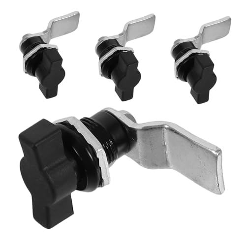DOITOOL 4 Stück Griff Drehverschluss Daumenbetätigte Zinklegierung Drehschlösser für Werkzeugkoffer Metall Elektroschränke Industrielle Steuerung Einfache Montage Sicherer Schutz von DOITOOL