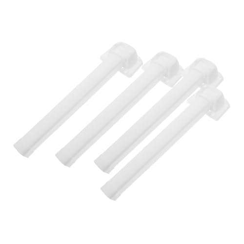 DOITOOL 4 Stück Klappbare Tischbeinhalterung Sofa-Couch-Bein Moderne Sofabeine Tischseitenbein Couchtisch Bein Stuhlbeine Rahmenunterstützung Tisch Möbelbein Beinerhöhung Weiß Plastik von DOITOOL