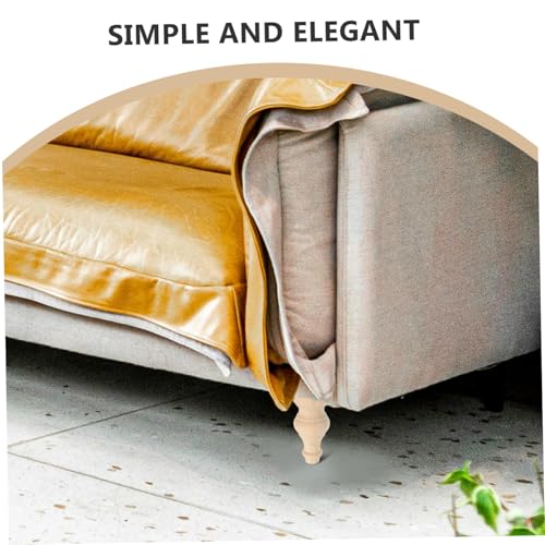 DOITOOL 4 Stück Massive Holz möbelfüße Rund Robuste Sofabeine aus Vollholz für Tisch Schrank Couch und Bett Einfache Montage Vielseitig für Möbel und Wohnaccessoires Geeignet DOITOOL 4 Stück Massive Holz möbelfüße Rund Robuste Sofabeine aus Vollholz für Tisch Schrank Couch und Bett Einfache Montage Vielseitig für Möbel und Wohnaccessoires Geeignet von DOITOOL