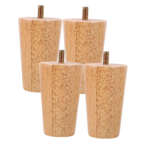 DOITOOL 4 Stück Massivholz Möbelbeine Höhe mit Schrauben Stabile Konische Holzfüße für Sofa Bett Tisch Tv Schrank und Nachttisch Verstellbare Höhe Stilvolles Design DOITOOL 4 Stück Massivholz Möbelbeine Höhe mit Schrauben Stabile Konische Holzfüße für Sofa Bett Tisch Tv Schrank und Nachttisch Verstellbare Höhe Stilvolles Design von DOITOOL