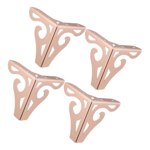 DOITOOL 4 Stück Möbelbeine Metall Roségold Ersatzfüße für Sofa Schrank Couchtisch Tv Möbel Stabil und Installieren DOITOOL 4 Stück Möbelbeine Metall Roségold Ersatzfüße für Sofa Schrank Couchtisch Tv Möbel Stabil und Installieren von DOITOOL
