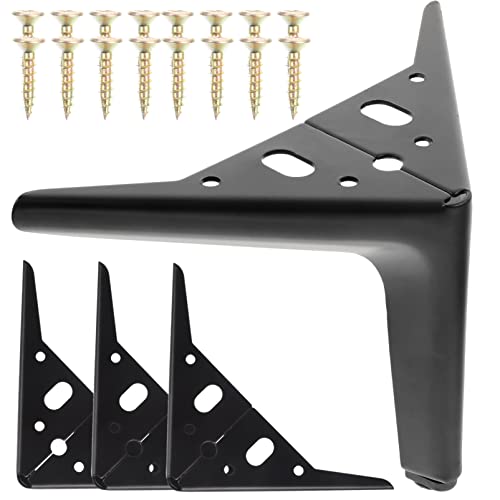 DOITOOL 4 Stück Möbelbeine Stahl Verstellbare Möbelstützen für Sofa Couchtisch Schrank Nachttisch Hohe Stabilität und Langlebig für DIY Projekte von DOITOOL