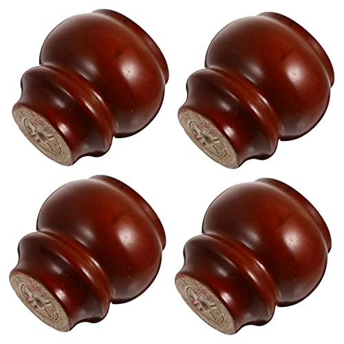 DOITOOL 4 Stück Möbelbeine aus Massivem Holz Stabile Sofabeine Modern Robust Einfache Montage Geeignet für Sofa Tisch Kommode Langlebige Holzfüße zur Möbelaufwertung von DOITOOL