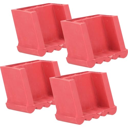 DOITOOL 4 Stück Rutschfeste Gummikappen für Leitern Rutschfeste Leiterfußschutzkappen Robustes Gummipad Leiterfüße Schutz für Aluminium Stehleitern Haushalt und von DOITOOL