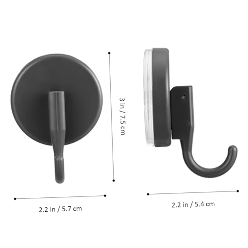 DOITOOL 4 Stück Saugnapf Haken Starker Vakuum Handtuchhaken für Bad und Küche Wiederverwendbar Einfach zu Montieren Modernes Design Stabiler Halt für Dusche und Wand von DOITOOL