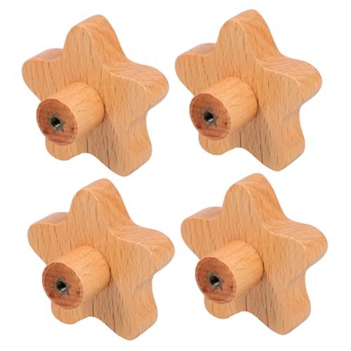 DOITOOL 4 Stück Schubladenknöpfe Holz Kreative Möbelgriffe für Kommoden Schränke und Kleiderschränke Langlebig und Geeignet für Verschiedene Möbelstile DOITOOL 4 Stück Schubladenknöpfe Holz Kreative Möbelgriffe für Kommoden Schränke und Kleiderschränke Langlebig und Geeignet für Verschiedene Möbelstile von DOITOOL