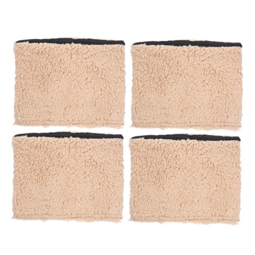 DOITOOL 4 Stück Teiliges Bürostuhl Armlehnenpolster Weiche rutschfeste Armauflagen Bequeme Waschbare Kissen für Senioren Behinderte und Langes Sitzen Beige von DOITOOL