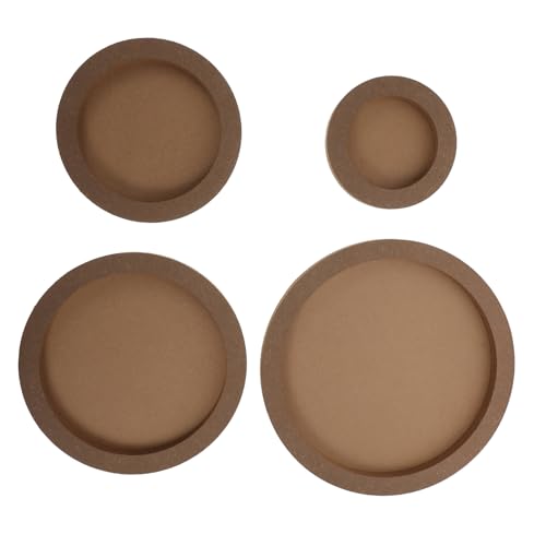 DOITOOL 4 Stück Teiliges DIY Bilderrahmen Holz mit Rundem Kinderfreundlichem Design Sicherer Glatter Oberfläche für Kreative Bastelprojekte DOITOOL 4 Stück Teiliges DIY Bilderrahmen Holz mit Rundem Kinderfreundlichem Design Sicherer Glatter Oberfläche für Kreative Bastelprojekte von DOITOOL