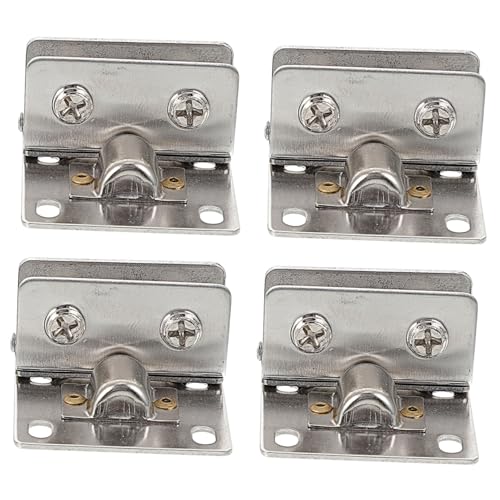 DOITOOL 4 Stück Teiliges Glas Türclip Scharnier aus Rostfreiem Stahl Stabiles Verschleißfestes Glas Türscharnier für Schaufenster Vitrinen ohne Bohrung Einfache Montage Freidrehend DOITOOL 4 Stück Teiliges Glas Türclip Scharnier aus Rostfreiem Stahl Stabiles Verschleißfestes Glas Türscharnier für Schaufenster Vitrinen ohne Bohrung Einfache Montage Freidrehend von DOITOOL