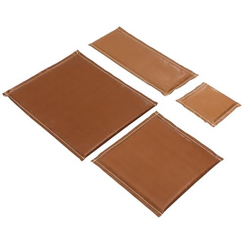 DOITOOL 4 Stück Teiliges Hitzebeständiges Heat Press Kissen Isolierende Bügelunterlage für Vinyl Transfer Wärmefeste Wiederverwendbare Matten für Gleichmäßigen Druck bei Sublimation und von DOITOOL