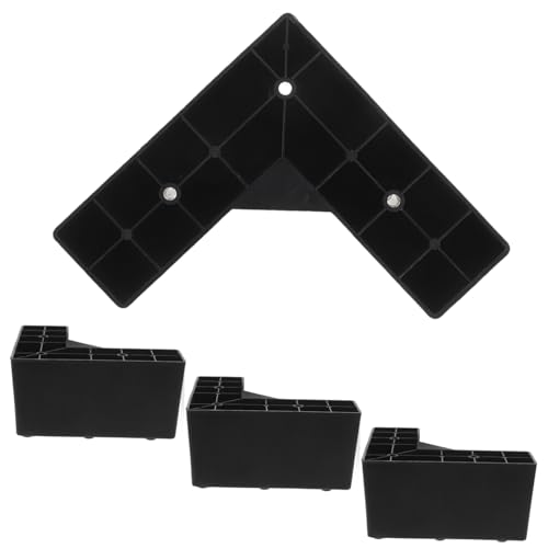 DOITOOL 4 Stück Teiliges Kunststoff Möbelfüße Förmig Schwarz Stabile Sofa und Bettbeine Feuchtigkeitsresistent rutschfest als Ersatzteile und Tischbein Erhöher Geeignet DOITOOL 4 Stück Teiliges Kunststoff Möbelfüße Förmig Schwarz Stabile Sofa und Bettbeine Feuchtigkeitsresistent rutschfest als Ersatzteile und Tischbein Erhöher Geeignet von DOITOOL