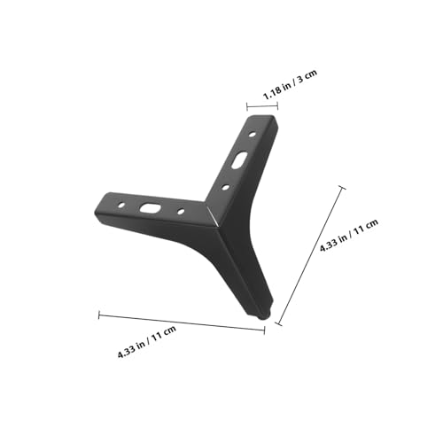 DOITOOL 4 Stück Teiliges Möbelbein Robustem Mattiert Schwarz Dreieckige Sofafuß Bettenbein stützen Geeignet für Sofa Schrank Couchtisch und Tv möbel Einfache Montage Modernes Design DOITOOL 4 Stück Teiliges Möbelbein Robustem Mattiert Schwarz Dreieckige Sofafuß Bettenbein stützen Geeignet für Sofa Schrank Couchtisch und Tv möbel Einfache Montage Modernes Design von DOITOOL