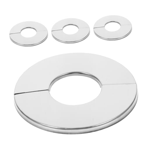DOITOOL 4 Stück Teiliges Rohrabdeckungs Wandmontage Runde Zierblenden für Wasserrohre Badezimmer Küchen Waschbecken Abdeckung Einfache Installation Langlebig Modern DOITOOL 4 Stück Teiliges Rohrabdeckungs Wandmontage Runde Zierblenden für Wasserrohre Badezimmer Küchen Waschbecken Abdeckung Einfache Installation Langlebig Modern von DOITOOL