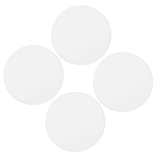 DOITOOL 4 Stück Teiliges Silikon Türstopper Runde Türgriff Schutzpuffer mit Starkem Kleber Selbstklebend Geräuschdämpfend Geeignet für Türen Möbel Küchen und Badezimmer Einfache von DOITOOL