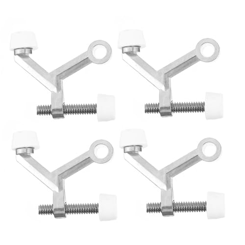 DOITOOL 4 Stück Teiliges Türstopper Zinklegierung Integrierter Türpuffer für Wand Türschutz Einfache Befestigung Geeignet für Wohnzimmer Badezimmer Küche und Garage DOITOOL 4 Stück Teiliges Türstopper Zinklegierung Integrierter Türpuffer für Wand Türschutz Einfache Befestigung Geeignet für Wohnzimmer Badezimmer Küche und Garage von DOITOOL