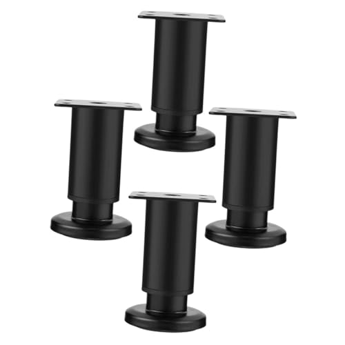 DOITOOL 4 Stück Teiliges Verstellbares Möbelfuß Höhenverstellbar Stabile Metallstützfüße für Bett Sofa Tisch und Schrank Einfache Montage Schwarze Robuste Möbelbeine DOITOOL 4 Stück Teiliges Verstellbares Möbelfuß Höhenverstellbar Stabile Metallstützfüße für Bett Sofa Tisch und Schrank Einfache Montage Schwarze Robuste Möbelbeine von DOITOOL