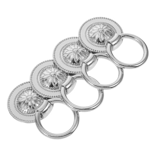 DOITOOL 4 Stück Teiliges Vintage Metall mit Chrysanthemen motiv Rustikale Schubladengriffe für Kommoden Kleiderschränke und Antike Möbel Langlebige Retro griffe mit Glatter Oberfläche DOITOOL 4 Stück Teiliges Vintage Metall mit Chrysanthemen motiv Rustikale Schubladengriffe für Kommoden Kleiderschränke und Antike Möbel Langlebige Retro griffe mit Glatter Oberfläche von DOITOOL