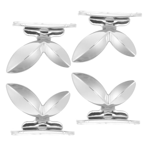 DOITOOL 4 Stück Teiliges Wc Sitz Hebehilfe aus Silber Hygienischer Toilettendeckel Lifter Touch Toilettensitz Griff Installieren Geeignet für Senioren und Zuhause von DOITOOL