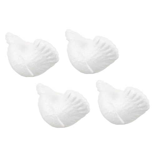DOITOOL 4stücke Hohl-schaumstoffball DIY-skulptur Huhn Weiß Bastelschaumstoff Für Junge Mädchen Zum Bemalen Polystyrol-Ornament Hühnerstatue Für Halloween Und Heimdekoration DOITOOL 4stücke Hohl-schaumstoffball DIY-skulptur Huhn Weiß Bastelschaumstoff Für Junge Mädchen Zum Bemalen Polystyrol-Ornament Hühnerstatue Für Halloween Und Heimdekoration von DOITOOL