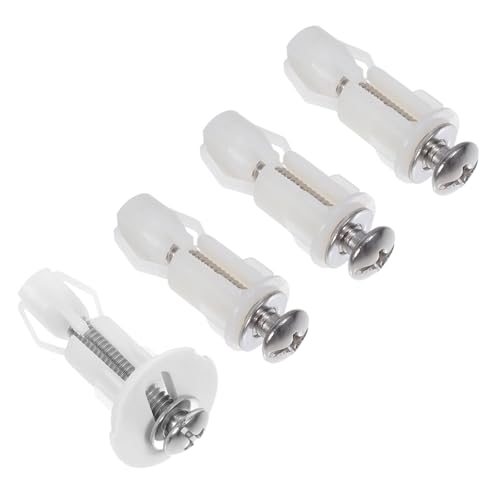 DOITOOL 4 Stück Toilettensitz Befestigung Teiliges aus Edelstahl und Kunststoff Inklusive Unterlegscheiben Rostfreie Schrauben und Muttern zur Schnellen Wc Sitz Reparatur und Ersatz DOITOOL 4 Stück Toilettensitz Befestigung Teiliges aus Edelstahl und Kunststoff Inklusive Unterlegscheiben Rostfreie Schrauben und Muttern zur Schnellen Wc Sitz Reparatur und Ersatz von DOITOOL
