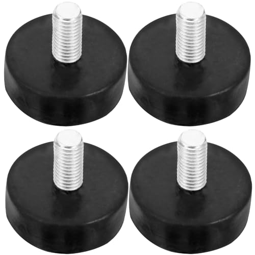 DOITOOL 4 Stück Verstellbare Gummifüße Vibrationsdämpfer rutschfest Maschinenfüße Möbeluntersetzer Verstellbar Schraube für Tischmöbelboden Schwingungsabsorption DOITOOL 4 Stück Verstellbare Gummifüße Vibrationsdämpfer rutschfest Maschinenfüße Möbeluntersetzer Verstellbar Schraube für Tischmöbelboden Schwingungsabsorption von DOITOOL