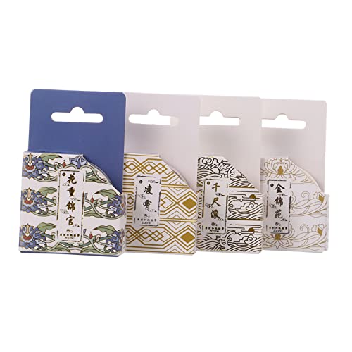 DOITOOL 4 Stück Washi Tape Set Dekorative Masking Tapes für Scrapbooking und Diy Projekte Designs für Handwerk Zufällige Muster Notizbücher und Planer DOITOOL 4 Stück Washi Tape Set Dekorative Masking Tapes für Scrapbooking und Diy Projekte Designs für Handwerk Zufällige Muster Notizbücher und Planer von DOITOOL
