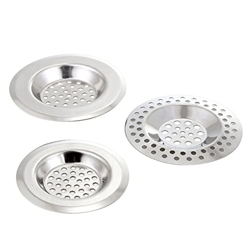 DOITOOL Spülbeckensieb Edelstahl 4 Stück Waschbeckenfilter Sieb für Küche und Bad Verschiedene Größen Verstopfungssicher Passend für Spülbecken Badewannen Duschen und Waschzuber DOITOOL Spülbeckensieb Edelstahl 4 Stück Waschbeckenfilter Sieb für Küche und Bad Verschiedene Größen Verstopfungssicher Passend für Spülbecken Badewannen Duschen und Waschzuber von DOITOOL