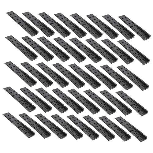 DOITOOL 40St Dichtung Sitz Schlafsofa doppelt Möbelheber Möbelbodenschoner Bodenschoner für Stühle Möbelbeine tischbeine fusmatte essstühle Sofa-Fußpolster Möbel erhöhtes Kissen Abs Black von DOITOOL