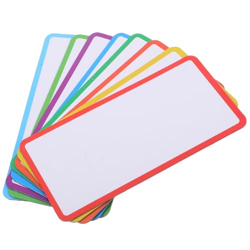 DOITOOL 48 Magnetische Etiketten-Aufkleber: Trockenlöschbare, beschreibbare Kühlschrank-Karten mit farbigem Rand – Namensschilder für Schränke und Regale DOITOOL 48 Magnetische Etiketten-Aufkleber: Trockenlöschbare, beschreibbare Kühlschrank-Karten mit farbigem Rand – Namensschilder für Schränke und Regale von DOITOOL