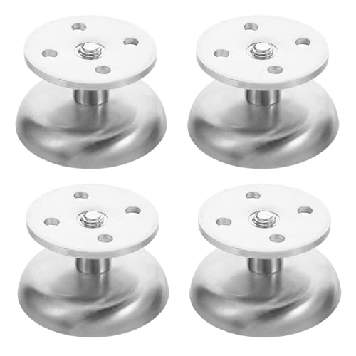 DOITOOL 4er Set verstellbare Möbelbeine aus Metall mit Schrauben – Schrankbeine aus Edelstahl, rund, für Schrank, Sofa, Tisch, Küche, Füße, Ersatz, Höhe 35 mm DOITOOL 4er Set verstellbare Möbelbeine aus Metall mit Schrauben – Schrankbeine aus Edelstahl, rund, für Schrank, Sofa, Tisch, Küche, Füße, Ersatz, Höhe 35 mm von DOITOOL