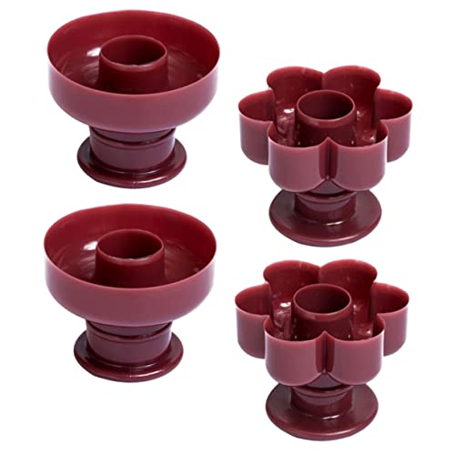 DOITOOL 4stücke Teiliges Donut-maker Antihaft Donut Form Für Kuchen Runde Backform Für Erwachsene Wiederverwendbare Backform von DOITOOL