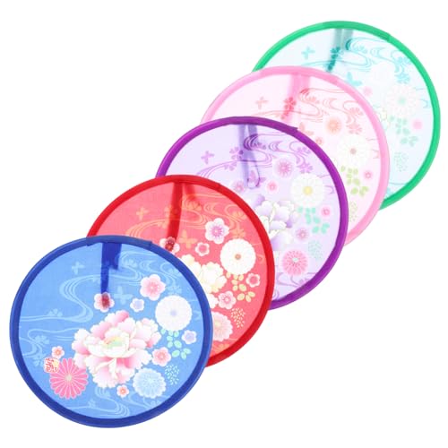 DOITOOL 5 Sätze Kleiner Runder Mini Tragbarer Fan Lüfter Handventilator Außen Faltbar Falten Sommer Blau Handheld Mini -fan Handheld -fan Einfach Kühlung Polyester 5 Stück * 5 DOITOOL 5 Sätze Kleiner Runder Mini Tragbarer Fan Lüfter Handventilator Außen Faltbar Falten Sommer Blau Handheld Mini -fan Handheld -fan Einfach Kühlung Polyester 5 Stück * 5 von DOITOOL
